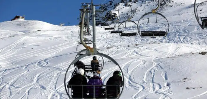 Balade en station de ski